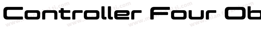 Controller Four Obli字体转换
